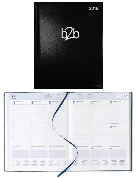 Strata Management Deluxe Desk Diary - White Paper