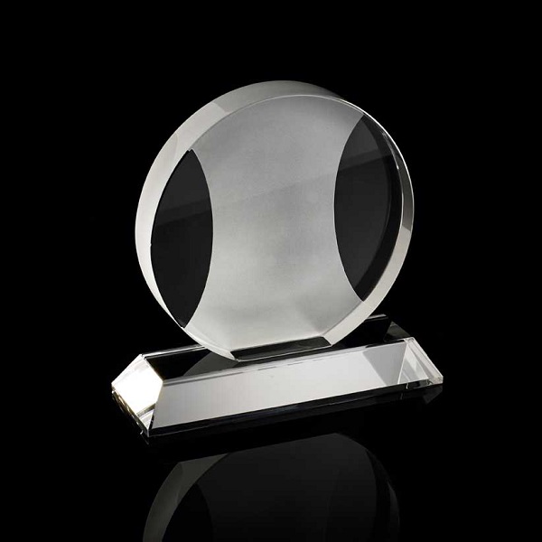 Chunky crystal round award.