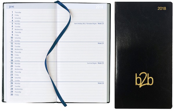 Strata Pocket Diary - Month to View - White Paper