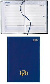 Strata A5 Desk Diary - Page a Day - White Paper